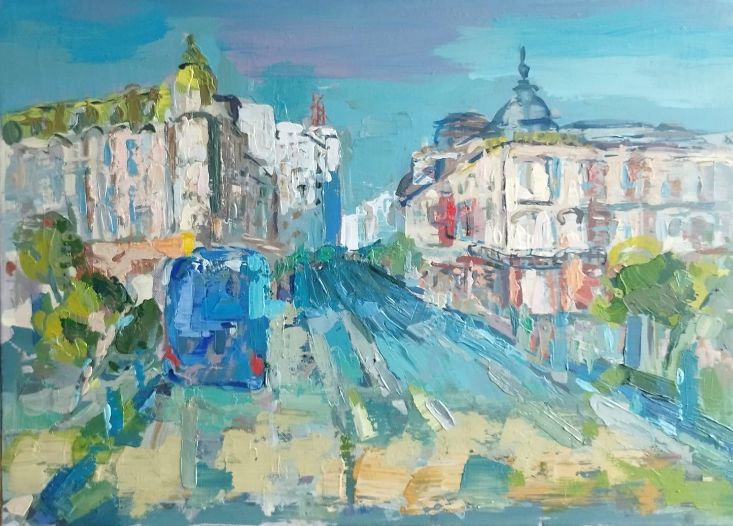 Calea Victoriei după ploaie