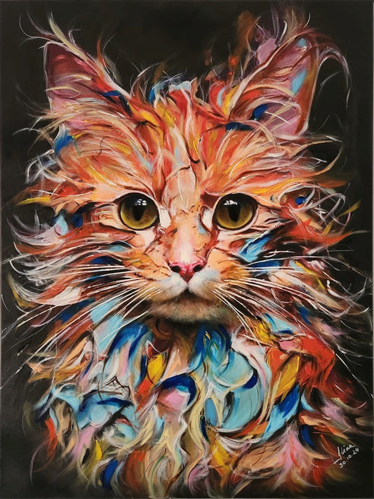 This cat is on fire